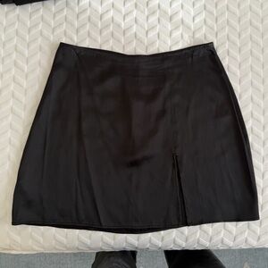 Reformation Black Margot Black Mini Skirt, size 6